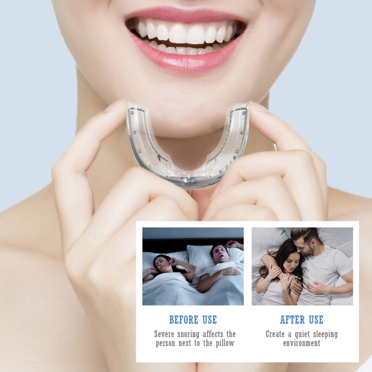 Sleeping Anti Snoring Mouth Guard Braces For Sleep Better Breath, White