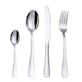 4PCS/Set Stainless Steel Western Steak Fork Spoon Knife Set, True Color, Golden, Rose Gold, Colorful, Black