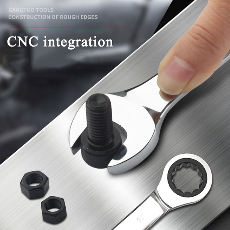 Combination Ratchet Wrench with Flexible Head Dual-purpose Ratchet Tool, 6mm, 7mm, 9mm, 11mm, 16mm, 24mm, 18mm, 20mm, 21mm, 22mm, 23mm
