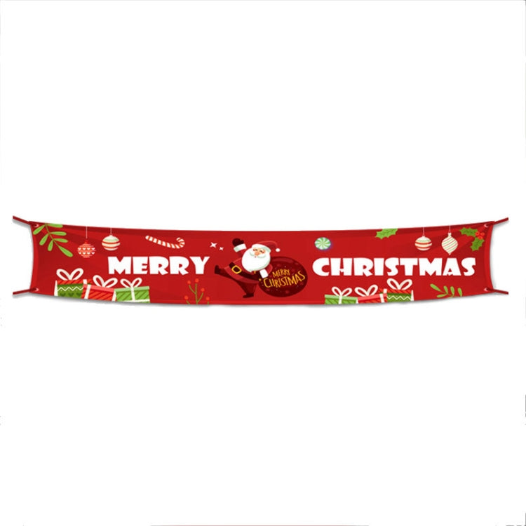 Christmas Ornaments Letters Banner Festive Party Scene Arrangement Props,Size:300 x 50cm, 001, 002, 006, 021
