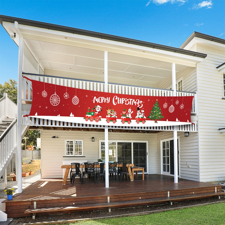 Christmas Ornaments Letters Banner Festive Party Scene Arrangement Props,Size:300 x 50cm, 001, 002, 006, 021