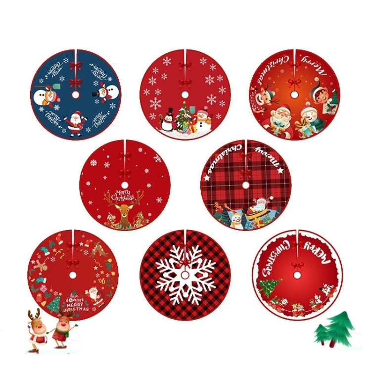 Christmas Tree Skirt Carpet Tree Bottom Cover Cloth Mat, 001, 002, 003, 004, 005, 006, 007, 009, 010, 011, 012, 015, 016, 017, 022, 023, 024, 025