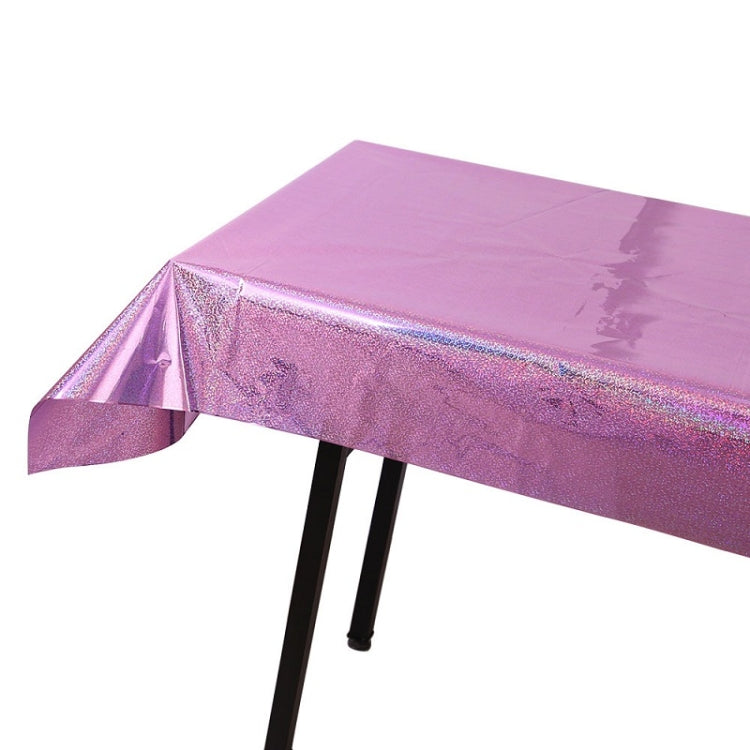 Birthday Party Foil Laser Tablecloth Wedding Decoration Supplies, Foil Laser  Pink, Foil Laser Red, Foil Laser Light Blue, Foil Laser Rose Gold, Foil Laser Gold, Foil Laser Dark Blu, Foil Laser Purple, Foil Laser Silver