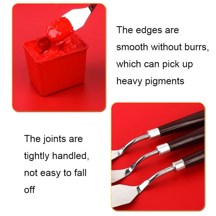 Acrylic Painting Gouache Paint Knife, 10 PCS Plastic Handle 1, 10 PCS Plastic Handle 2, 10 PCS Plastic Handle 3, 10 PCS Plastic Handle 4, 10 PCS Plastic Handle 5, 1 Sets/5PCS Plastic Handle, 10 PCS Wooden Handle 1, 10 PCS Wooden Handle 2               ...