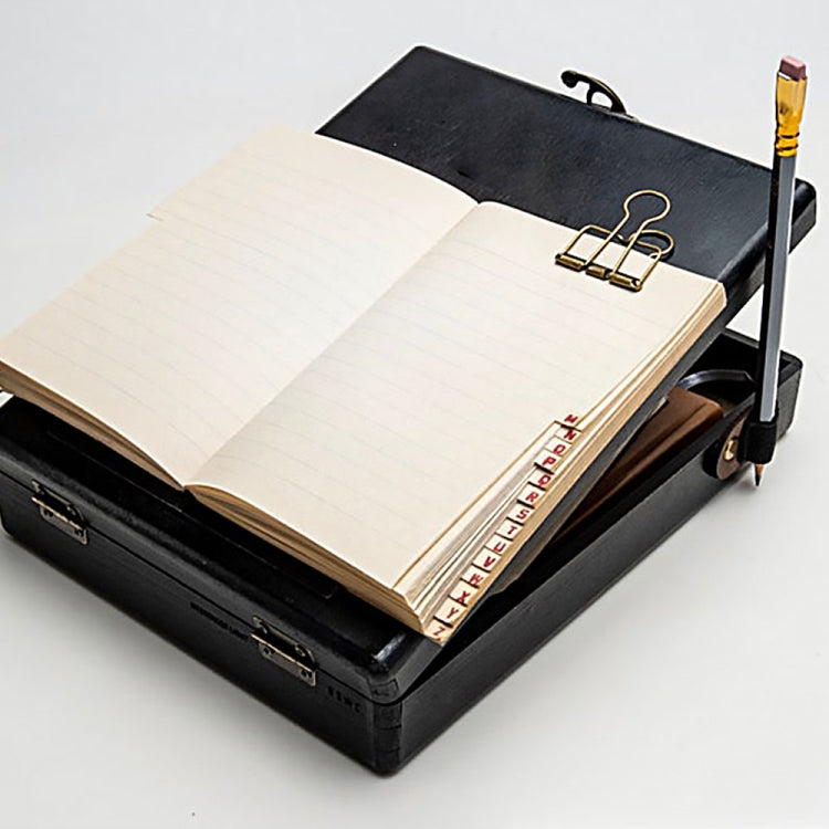 Writer Messenger Wooden Box Walnut Briefcase, Black, Green
