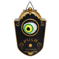 Halloween One-eyed Doorbell Glowing Horror Sound Decoration Pendant, Black