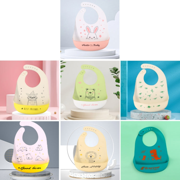 Baby Oil Spray Waterproof Silicone Bib Ultra-thin Saliva Towel, Pattern:, Funny Panda, Bear Baby, Lemon Game, Orange, Lemon Singer, Dinosaurs Athlete, Pear Brothers, Baby Panda, Animal House, Rabbit BATT2, Lion Dot 2, Rabbit Glasses 2, Good Bear 2     ...