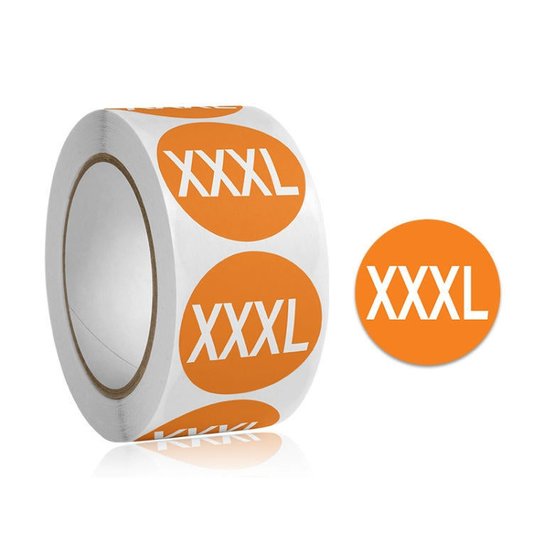 10 PCS Clothing Shoes & Hats Size Model Label Round Sticker, A-446, A-447, A-448, A-449, A-450, A-451, A-452, A-453, A-454, A-455, A-456, A-457, A-444, A-445