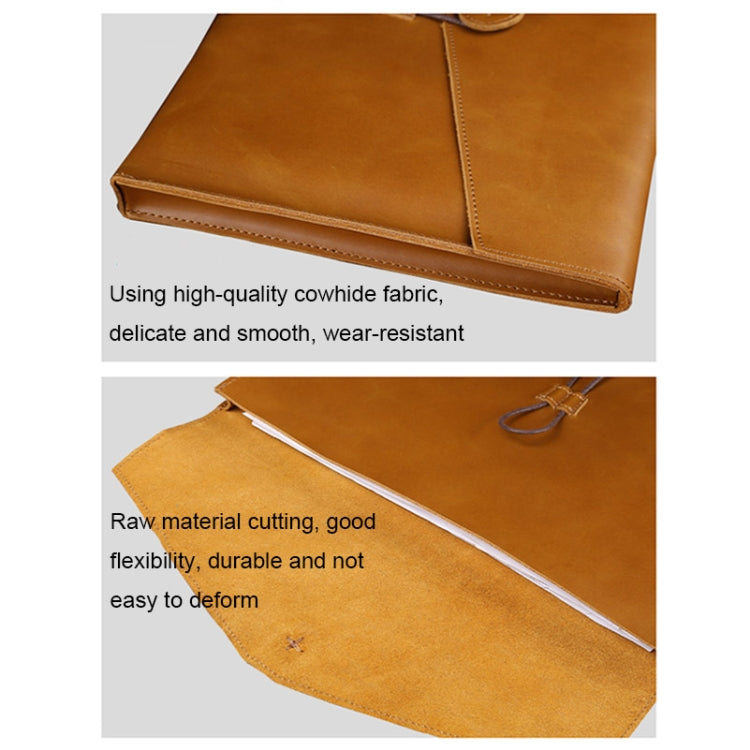 S121 Leather Wear-resistant Business Briefcase, Brown, Coffee, Wine Red, Black, Blue, Green, Double Brown, Double Coffee, Double Green