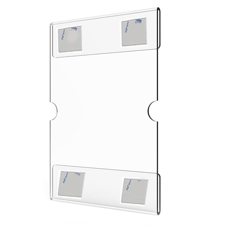 2 PCS 4x6 Inch Wall Mounted Acrylic Signage Bracket Wall Photo Frame, Wall Photo Frame