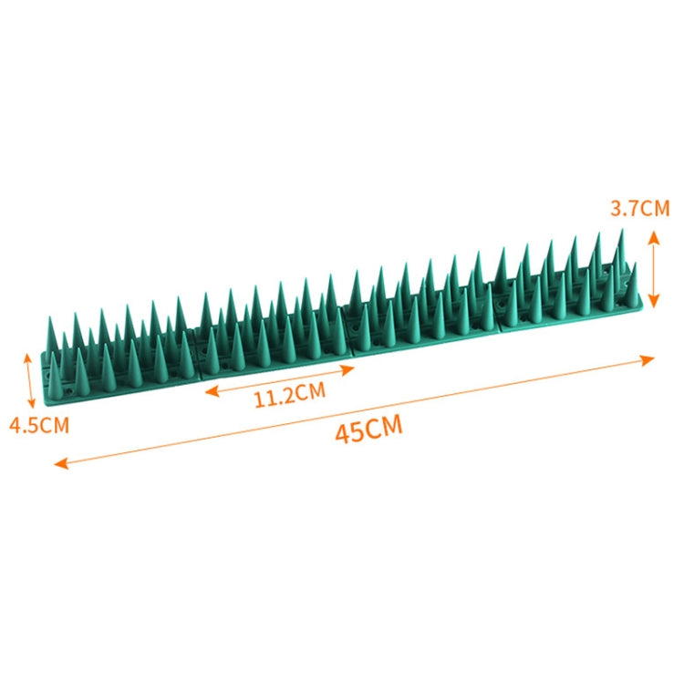 Plastic Bird Repellent Thorns Fence Anti-climb Nails, White, Brick Red, Green, Grass Green, Transparent, Grey, Brown, Black
