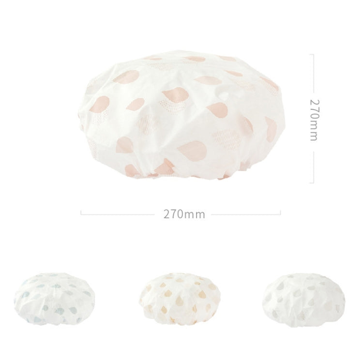 Waterproof Shower Hat Adult Women Bathing Hair Cover Anti-fume Hair Cover, 1 PCS Blue, 1 PCS Grey, 1 PCS Pink, 1 PCS Apricot