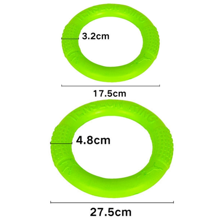 Dog Toys Pets Tension Ring Tooth Cleaning Toys, Green Small, Green Large, Red Small, Red Large, Orange Small, Orange Large