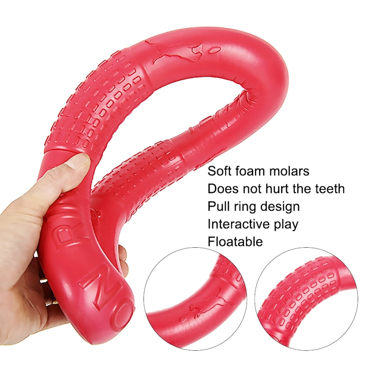 Dog Toys Pets Tension Ring Tooth Cleaning Toys, Green Small, Green Large, Red Small, Red Large, Orange Small, Orange Large