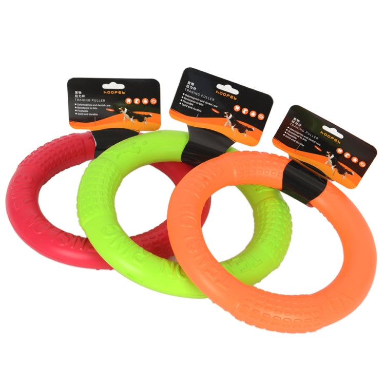 Dog Toys Pets Tension Ring Tooth Cleaning Toys, Green Small, Green Large, Red Small, Red Large, Orange Small, Orange Large