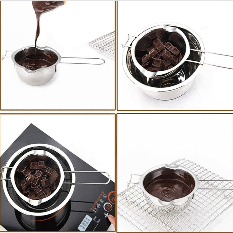 Stainless Steel Chocolate Water-proof DIY Baking Heating Melting Pot, Style:304, 201 Material, 304 Material
