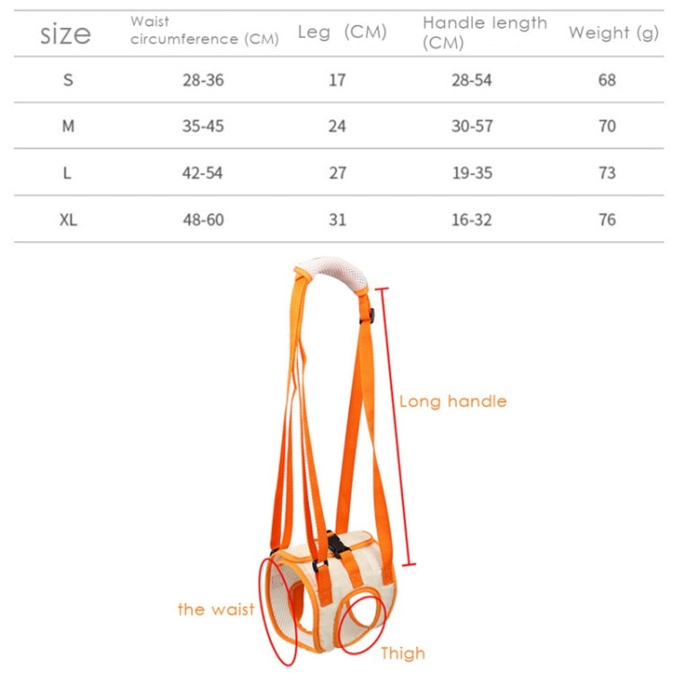 Pet Leash Assistive Belt For Postoperative Disabled Elderly Dogs, Hind Legs M, Hind Legs L, Hind Legs XL, Front Legs S, Front Legs M, Front Legs L
