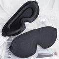 Three-Dimensional Breathable Hollow Sleep Shading Eye Mask, Black, Gray, Champagne Color, Color Matching