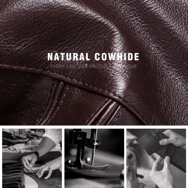 HUMERPAULBP926 RFID Anti-Magnetic Wallet Men Double Zipper Coin Purse, BP926 Brown