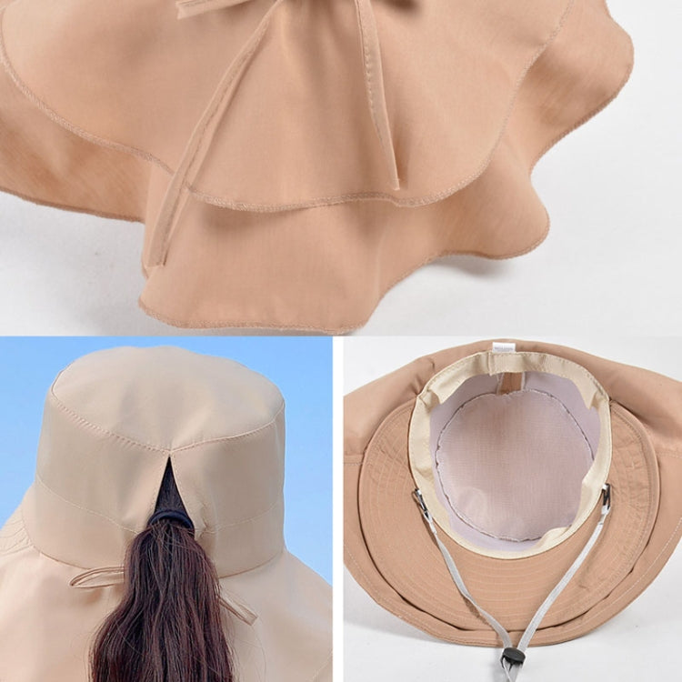 8062 Women Summer Neck Protection Sunscreen Hat Large Brim Fisherman Hat, 8062 Light Gray, 8062 Blue, 8062 Purple, 8062 Khaki, 8062 Black, 8062 Pink, 8062 Navy, 8062 Beige, 8062 Dark Gray, 8062 Army Green