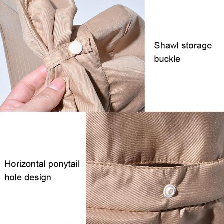 8112 Ladies Sunshade Large Brim Ponytail Bucket Hat, 8112 Grey, 8112 Khaki, 8112 Beige, 8112 Black, 8112 Pink