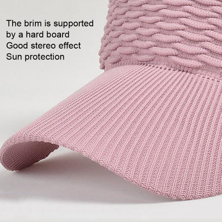 8010 Lady Empty Top Outdoor Sports Peaked Cap Students Sun Hat, 8010 Grey, 8010 Beige, 8010 Khaki, 8010 Black, 8010 White, 8010 Pink