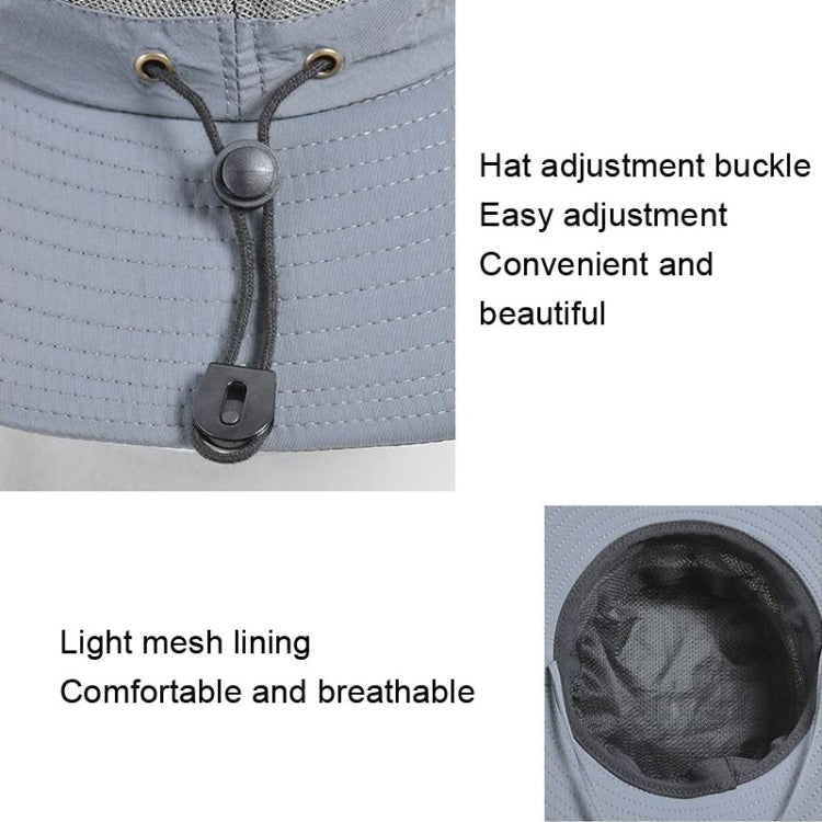 9090 Men Outdoor Fishing Climbing Mountain Large Brim Fisherman Hat, 9090 Grey, 9090 Navy, 9090 Army Green, 9090 Khaki, 9090 Black