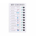 Wall Hanging Checklist Memo Boards Adjustable Checklist Board,Style: Blank Paper Card, My Chores, Without Logo, Blank Paper Card