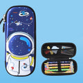 Uime EVA 3D Multi-compartment Pencil Case Stationery Box Children School Supplies, Astronaut, Rocket, Purple Pony, Rabbit, Elf Unicorn, Green Dinosaur, Red Dinosaur, Rainbow Unicorn, Big Head Unicorn, Kitten, Little Fox, Mermaid, Blue Whale, Blue Dinos...