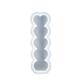 D2111-1 DIY Drop Mold Heart Candle Silicone Mold, D2111-1