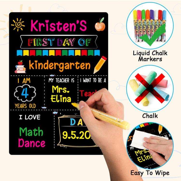 Children Graduation Photo Hanging Crafts Blackboard Message Board, Hanging Message Board