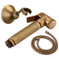 Multifunctional Wome Washers Pressure With Water Stop Woman Wash Nozzle, Style:, Antique + Hose + Bracket, Chrome, Gold, Black Antique, Antique