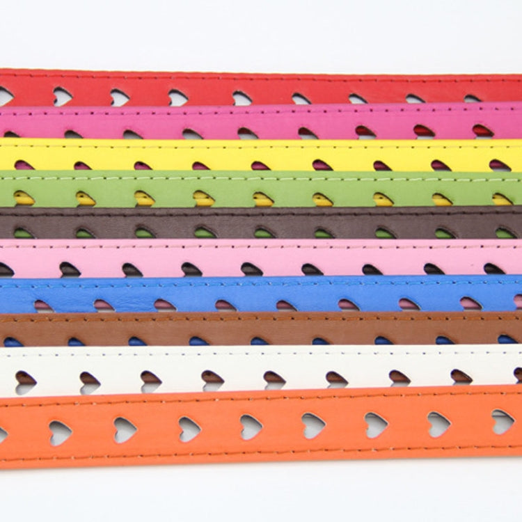 Dandali DC141 Women Pinching Belt Cutout Heart Belt, DC141 Rose Red, DC141 Brown, DC141 Red, DC141 Yellow, DC141 Green, DC141 Blue, DC141 White, DC141 Camel, DC141 Orange, DC141 Pink