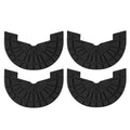 2 Pairs Thickened Rubber Sole Heel Wear-Resistant Non-Slip Patch, 37-38cm, 39-40cm, 41-42cm, 43-44cm, 45-46cm