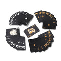 2 PCS Card Game Bronzing Waterproof Playing Cards, 2 PCS Bronzing Waterproof Poker