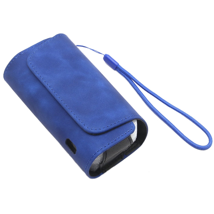 Leather Shockproof Electronic Cigarette Storage Protective Case For IQO 3.0, Black, Blue, Brown, Coffee, Red, Grey, Green, Purple