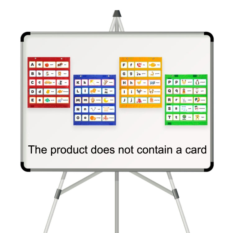 Whiteboard Magnet Hanging Bag Teaching Supplies, Blue, Red, Yellow, Green
