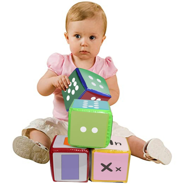 Recognize Color Alphabet Graphic Cards Dice Card, Dice Card