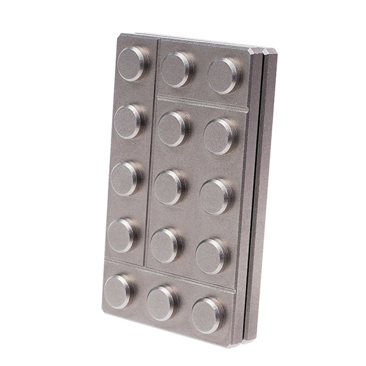 FS01 Stainless Steel Metal Magnetic Push Card Decompression Toy Fingertip Gyro, A Model