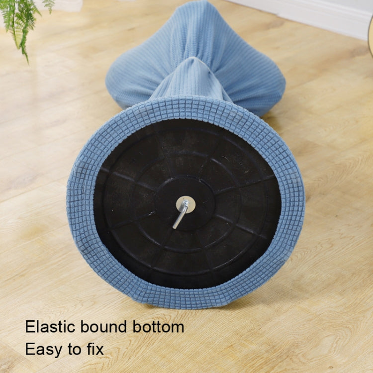 Round Elasticity Fan Dust Cover Household Use Fabric Fan Protective Cover, 110x45cm Blue, 110x45cm Gray, 110x45cm Pink, 110x45cm Green