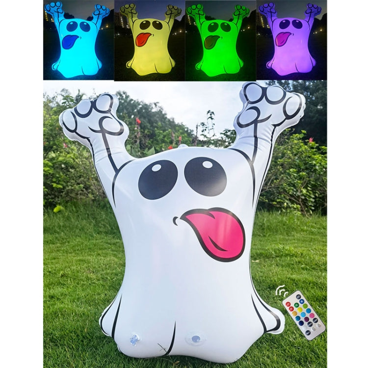Halloween Bar Haunted House Shopping Mall Inflatable Decoration, 72CM glowing Ghost