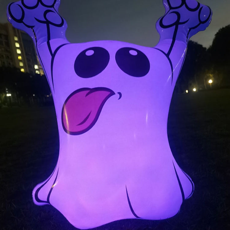 Halloween Bar Haunted House Shopping Mall Inflatable Decoration, 72CM glowing Ghost