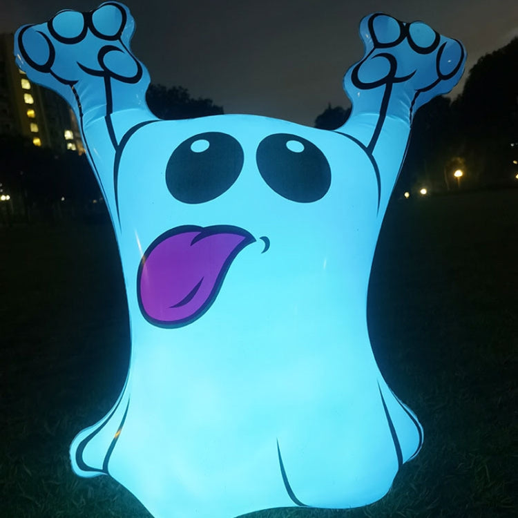 Halloween Bar Haunted House Shopping Mall Inflatable Decoration, 72CM glowing Ghost