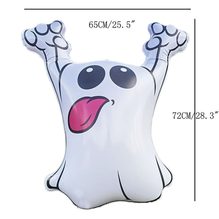 Halloween Bar Haunted House Shopping Mall Inflatable Decoration, 72CM glowing Ghost