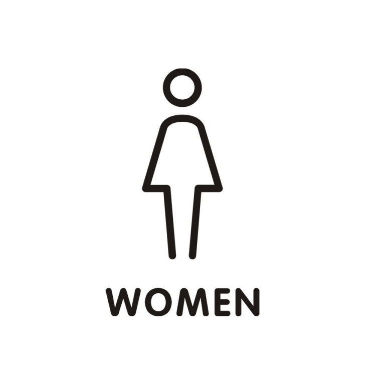 19 x 14cm Personalized Restroom Sign WC Sign Toilet Sign,Style:, Black Single Women, Black Single Man, Black  Public, Golden Public, Porcelain White Public, Black Separate, Golden  Separate, Porcelain White  Separate, Tie-Black  Public, Tie-Golden Publ...