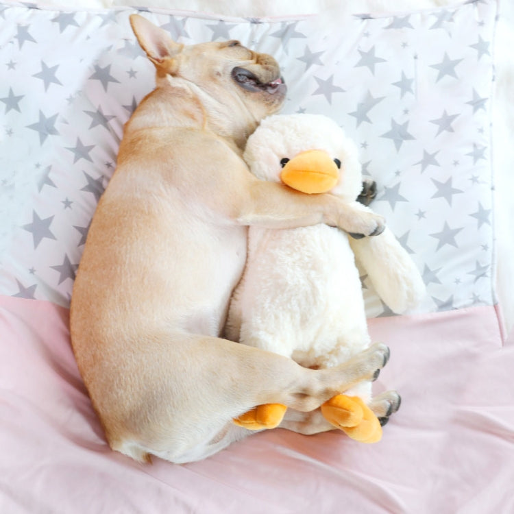 Hoopet Dog Biting Toy Pet Plush Duckling Sound Toy, Small, Large