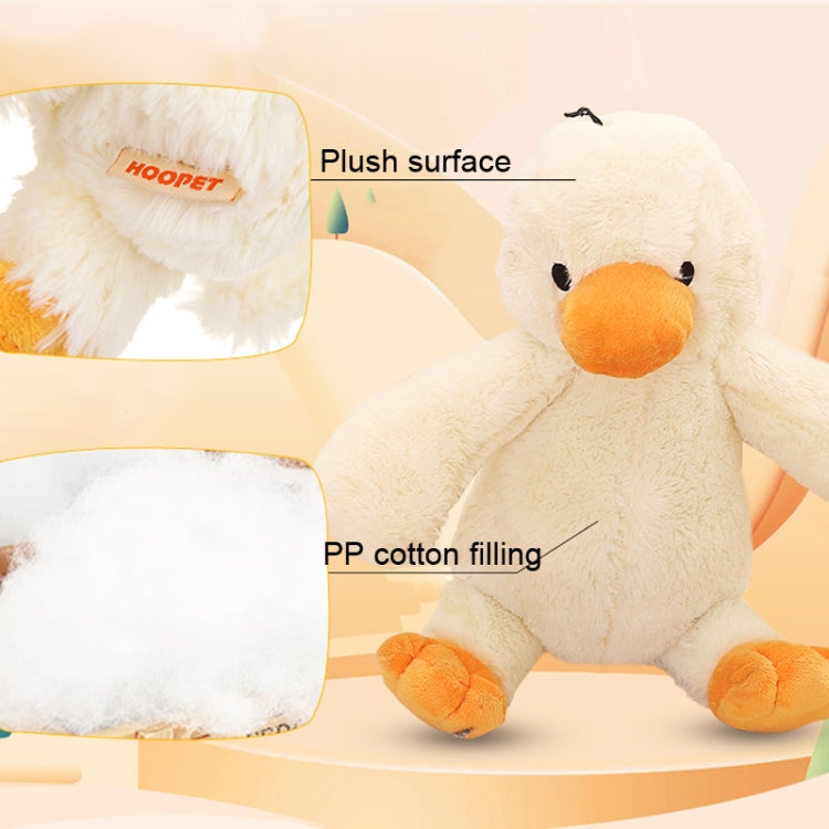 Hoopet Dog Biting Toy Pet Plush Duckling Sound Toy, Small, Large