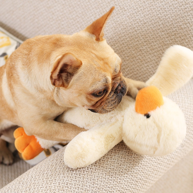 Hoopet Dog Biting Toy Pet Plush Duckling Sound Toy, Small, Large