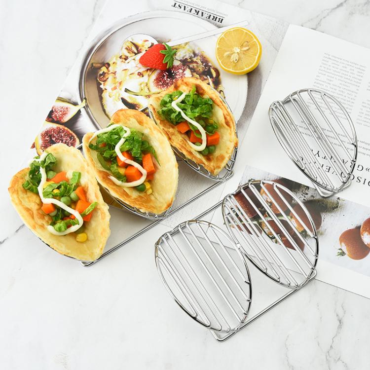 304 Stainless Steel Pancake Rack Crepe Corn Tortilla V-Shaped Stand, Single Layer, 2 Layers, 3 Layers