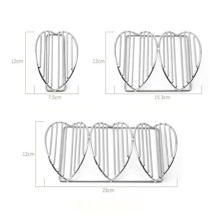 304 Stainless Steel Pancake Rack Crepe Corn Tortilla V-Shaped Stand, Single Layer, 2 Layers, 3 Layers